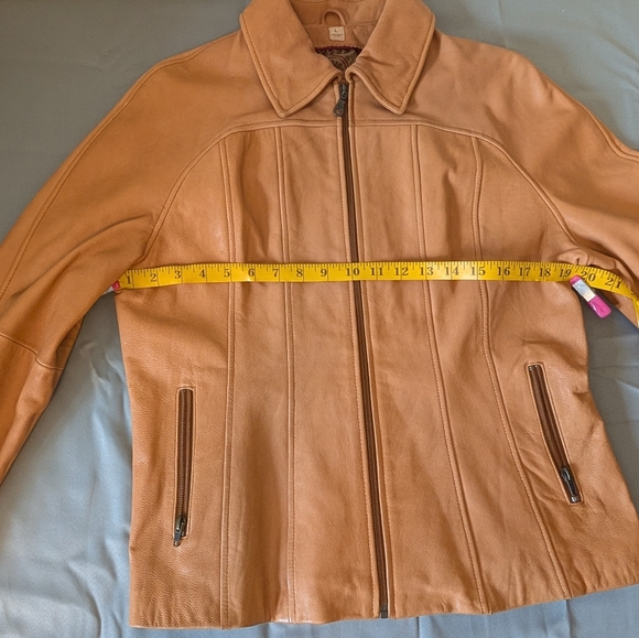 Wilsons Leather Women's Camel Jacket - Picture 4 of 4